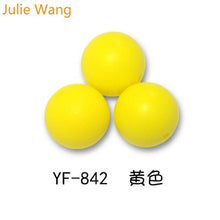 Load image into Gallery viewer, Julie Wang 20PCS 10/12/15mm Round Food Grade Silicone Beads For Necklace Pendant Bracelet Anklet Jewelry Making Accessory